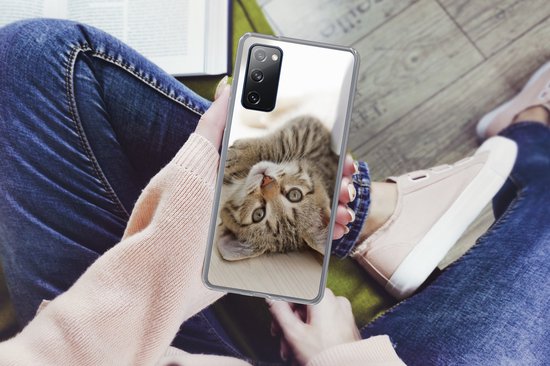 Coque Samsung Galaxy S20 FE - Chaton - Soleil - Marron - Siliconen