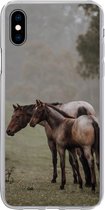 Coque iPhone Xs Max - Paarden - Nature - Brume - Siliconen