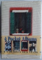 Foto Pocket Albums 4 x 36 Foto's 10x15cm