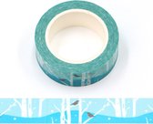 Blue forest - washi tape | 15mm - 10m
