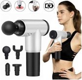 Spier stimulator pistool massage set 4 koppen
