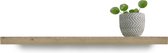 Zwevende wandplank 60 x 20 cm van gebruikt steigerhout - Wandplank hout - Wandplank - Wandplank zwevend - Boomstam plank - Muurplank - Muurplank zwevend