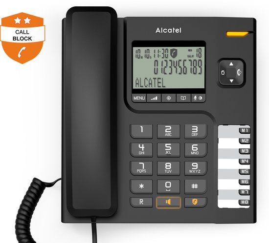 TELEPHONE FIXE FILAIRE ALCATEL TMAX 10 AVEC GRANDES TOUCHES