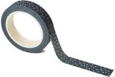 Studio Ins & Outs - Washi tape met stipjes - Night dots - Zwart wit