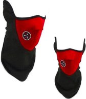 Neopreen masker – ski masker – motor masker – rood