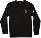 Volcom Deadly Stones Long Sleeve Upf 50 Rashgard T-shirt - Black