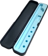 Apple Pencil case 1/2 Zwart Blauw - Apple Pencil hoes - hoesje - Geschikt voor Apple Pencil 1/2 - Apple Pencil tips - tablet accessoires - ipad accessoires