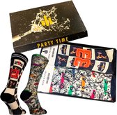 Sock My Feet - Grappige sokken heren - 2 pack - Maat 43-46 - Sokken Giftbox - Funny Socks - Vrolijke sokken - F1 Formule 1 sokken - Gekke sokken - Grappige cadeaus - Socks First.