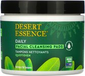 Desert Essence - Daily Facial Cleansing Pads - 50 Pads - Dierproefvrij - Good for Vegan - Glutenvrij