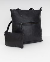 Bag2Bag  Palau Zwart /Black Lederen Shopper Dames Limited Edition