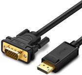 Ugreen High Speed DVI-D Dual Link naar HDMI adapter Kabel (1,5 meter) - Goud Vergulde Connectoren - Full HD - Geschikt voor LED monitoren (zwart)