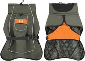 Dogs&Co Warme outdoor honden winterjas Groen Maat L - Hondenjas