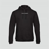 HOODIE HELLO GOODBYE BLACK (S)