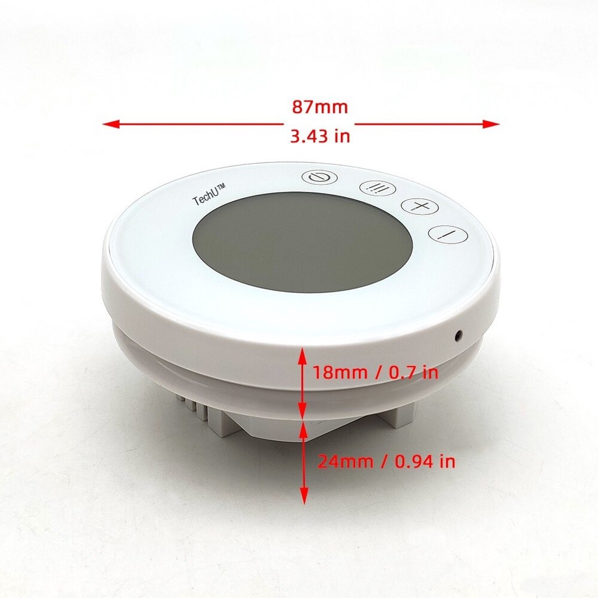 TechU Smart Thermostaat Round - Alleen voor Gas Boiler thumbnail 3