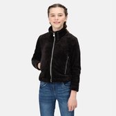 De Regatta Kazumi II fleece - outdoortrui - kinderen - hele rits - donzig - Zwart