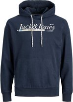 JACK & JONES Jack&Jones Jorclay Sweat Hood  BLAUW L