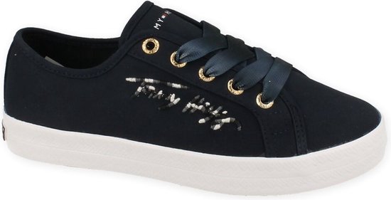 TOMMY HILFIGER dames Gradient Sneaker Desert Sky BLAUW 38 | bol.com