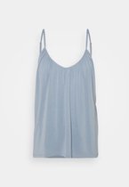 ONLY topje nova lux button singlet solid  BLAUW 34