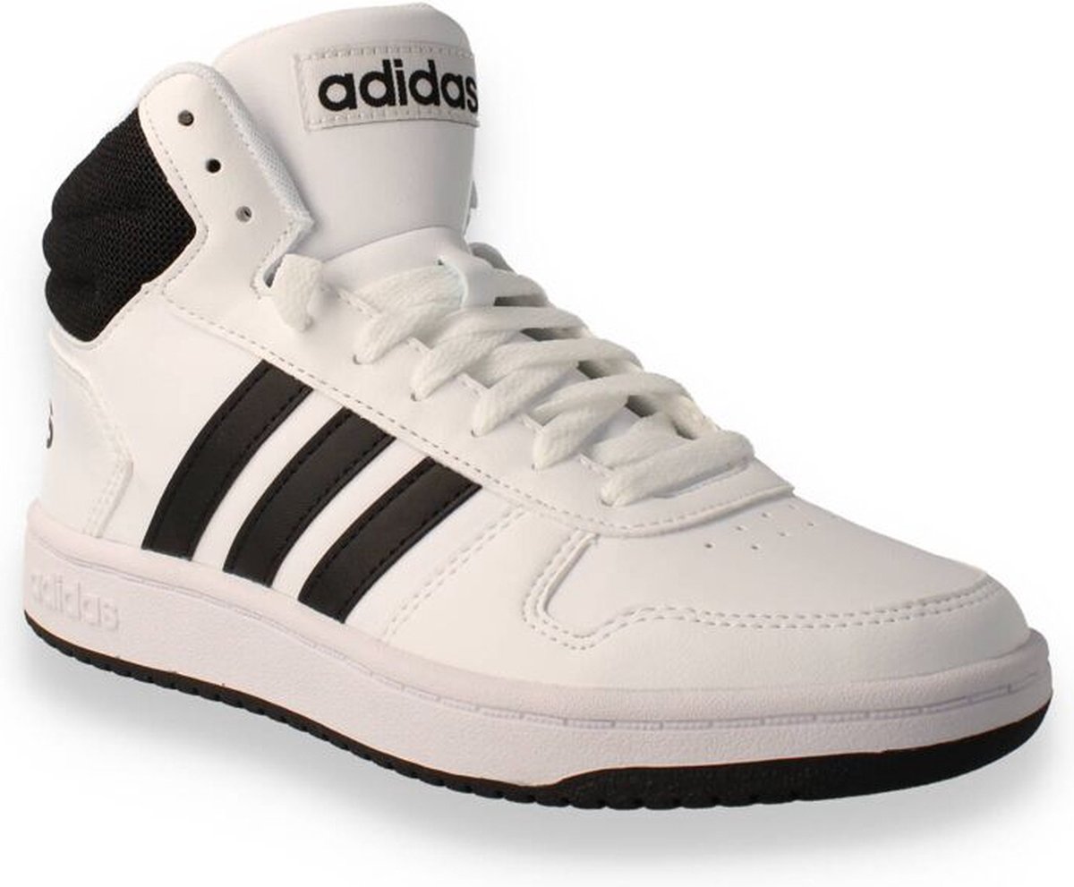 adidas - Hoops 2.0 Mid - Witte Sneaker - 44 2/3 - Wit | bol.com