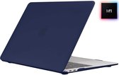 Laptophoes - Geschikt voor MacBook Pro M1 Hoes Case - 13 inch - A2338 (2020) - Diep Blauw