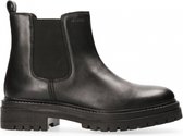 Geox  - Iridea chelseaboot zwart leer - Black - 38