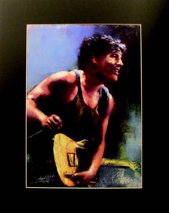 Pop art poster, Bruce Springsteen