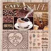 Ambiente Servet 25cm Coffee Variations