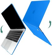 MacBook Air Hard Case - Hardcover Shock Proof Hardcase Hoes Macbook Air 2020/2021 A1932/A2179/A2337 Cover - Azure
