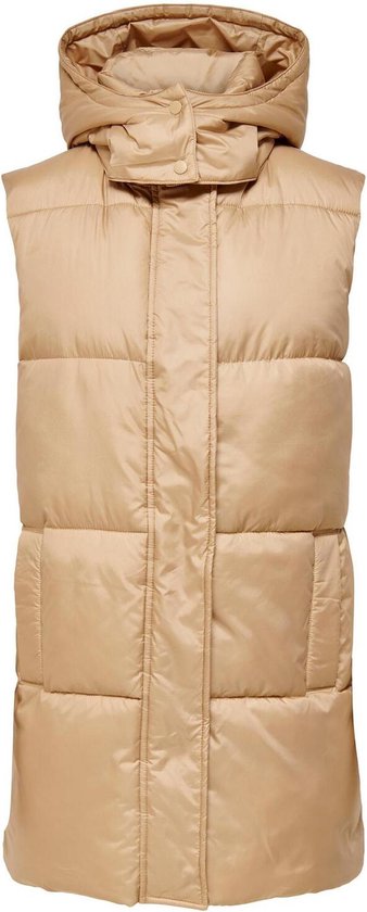 Only Jas Onldemy Padded Waistcoat Bodywarmer Otw Noos 15220376 Cuban Sand Dames Maat - XS