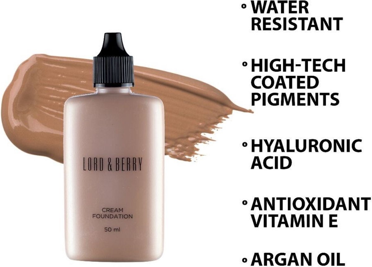 Lord & Berry - Cream Foundation Fluid Foundation - Espresso