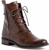 Marco Tozzi Veterboots cognac - Maat 38