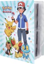 Jumada's Pokémon Verzamelmap - Verzamelalbum - Flexibele Kaft - Voor 240 Kaarten - A5 Formaat - Ash & Friends