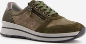 Hush Puppies leren dames sneakers - Groen - Maat 40 - Echt leer - Uitneembare zool
