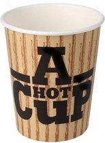 Koffiebeker Karton 70,3mm 180ml " A Hot Cup" 100 Stuks