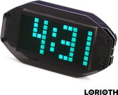 LORIOTH® DIY Wekker - Leer Kit - Beginners - Praktisch - Elektrisch - Klok - Thermometer - LED - Kinderen- Digitaal - Zwart