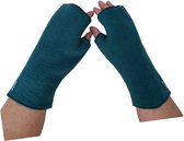 Feligi Vingerloze Handschoenen - Maat S - Antipilling Fleece - Blue Petrol