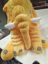 Nieuw Knuffel olifant, 65 cm + dekentje - 3 in 1 kleur: geel + deken  Nieuw!  Super zacht en super lief XXL! - origineel cadeau - kussen + knuffeldier+dekentje