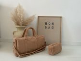 Teddy Mommy Duffle Bag - Luiertas - Schoudertas [Indyaantje Denim] - [Bruin]