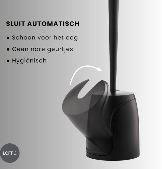 Aqualine Samba - Vrijstaande toiletrolhouder met wc-borstel, zwart SB236 Aqualine Samba - Vrijstaande toiletrolhouder met wc-borstel, zwart SB236