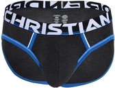 Andrew Christian CoolFlex Active Modal Brief w/ Show-It Grijs - MAAT M - Heren Ondergoed - Slip voor Man - Mannen Slip