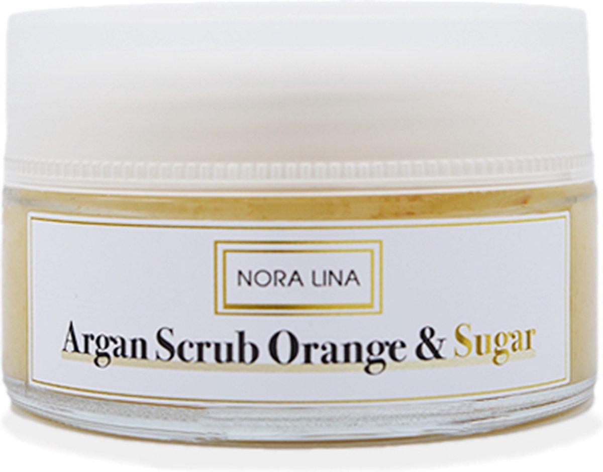 Nora Lina Argan Scrub With Sugar & Orange 100 gram