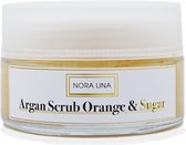 Nora Lina Argan Scrub With Sugar & Orange   100 gram