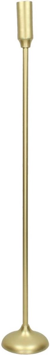Oneiro s Luxe kandelaar BARBARA GOUD – 10x10x71cm kaarsenhouder waxinelichthouder decoratie – woonaccessoires – wonen -decoratie – kaarsen – metaal hout