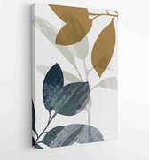 Canvas schilderij - Abstract Plant Art design for print, cover, wallpaper, Minimal and natural wall art. Vector illustration. 1 -    – 1814260241 - 50*40 Vertical