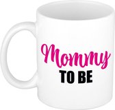 Mommy to be mok / beker wit - zwanger / aanstaande moeder cadeau