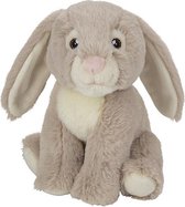 Pluche knuffel konijn van 19 cm - Speelgoed knuffeldieren konijnen
