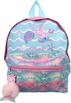 rugzak Zeemeermin Peppa Pig 8 liter blauw/roze