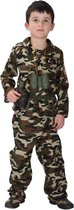 WiseGoods Luxe Leger Kostuum - Carnaval - Jongen - Camouflage - Halloween - Verkleedkleren Jongens - Speelgoed - 110/116