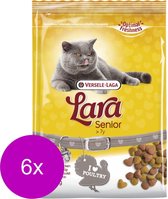 Lara Senior Kalkoen&Kip - Kattenvoer - 6 x 350 g