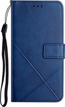 Hoesje Samsung Galaxy S21 - Wallet case - Book cover - Case shockproof - Hoesje met ruimte voor pasjes - S21 hoesje - Blauw